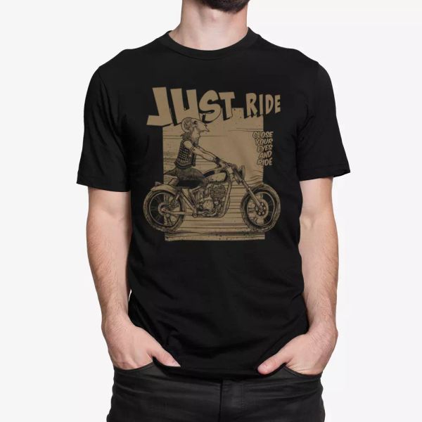 Just Ride Mens Road Custom Motorbike T-Shirt Biker American Motorcycles, White;black
Just Ride Mens Road Custom Motorbike T-Shirt Biker American Motorcycles, White;black