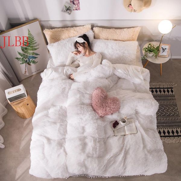 bedding sets white long hair bed skirt set cashmere+velvet duvet cover camel fleece bedidng thicken warm linen ruffles ball
bedding sets white long hair bed skirt set cashmere+velvet duvet cover camel fleece bedidng thicken warm linen ruffles ball