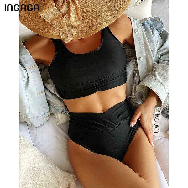 swimsuit ingaga bikinis high waist women's swimwear swimsuits push up biquini female set solid ruched bathing suits fashion new, White;black
swimsuit ingaga bikinis high waist women's swimwear swimsuits push up biquini female set solid ruched bathing suits fashion new, White;black
