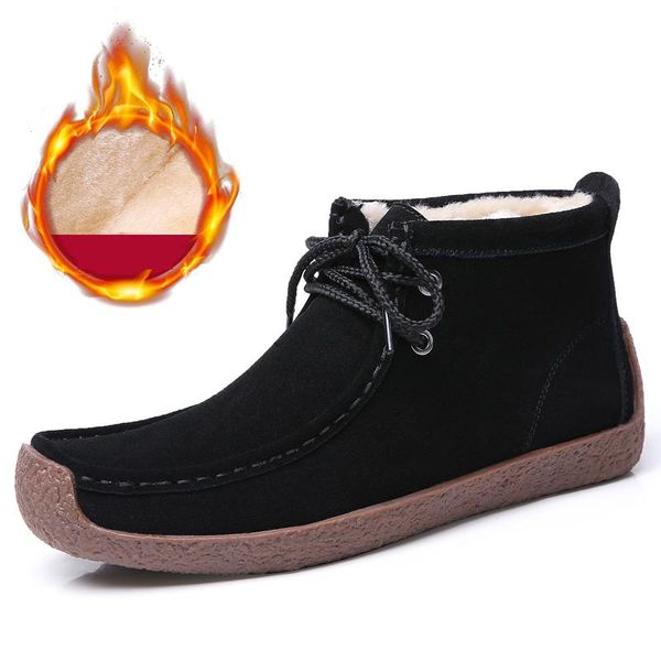 boots nice winter women ankle warm push flat black rubber female walking shoes 7723
boots nice winter women ankle warm push flat black rubber female walking shoes 7723