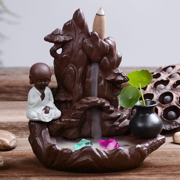 sachet bags little monk backflow incense holder smoke waterfall burner ceramic rockery censer mountain river handicrafts
sachet bags little monk backflow incense holder smoke waterfall burner ceramic rockery censer mountain river handicrafts