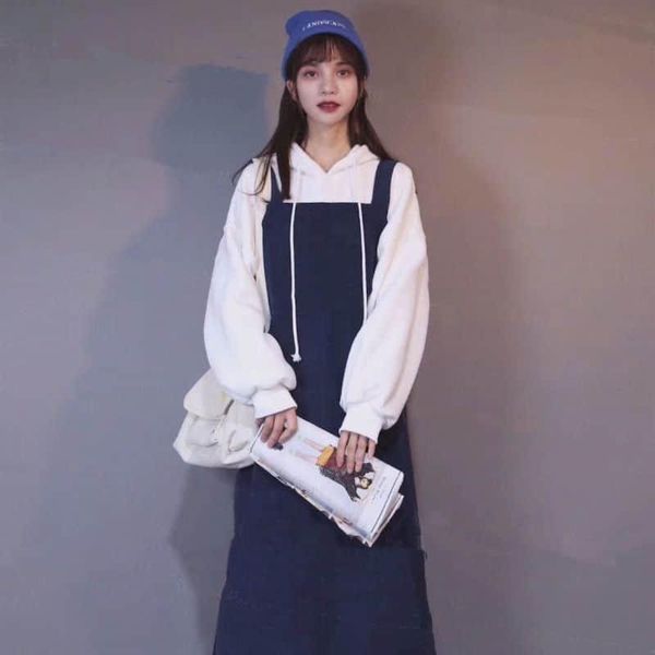 women's tracksuits women two-piece suit korean style solid color wild sweater + loose and thin strap skirt fashion autumn winter colleg, Gray
women's tracksuits women two-piece suit korean style solid color wild sweater + loose and thin strap skirt fashion autumn winter colleg, Gray