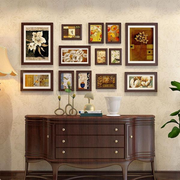 frames and mouldings 14pcs/set european retro wall solid wood frame walnut color set living room background decorative picture
frames and mouldings 14pcs/set european retro wall solid wood frame walnut color set living room background decorative picture