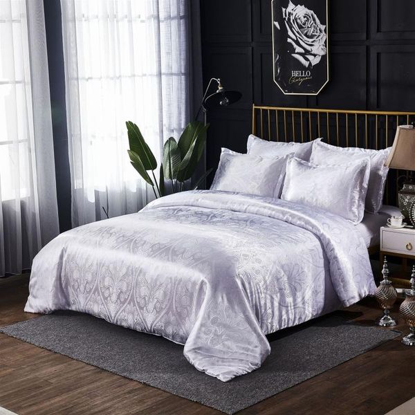 bedding sets satin jacquard set luxury duvet european style 2/3 pieces cover pillowcases for king bed size home textiles
bedding sets satin jacquard set luxury duvet european style 2/3 pieces cover pillowcases for king bed size home textiles