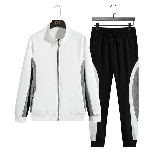 men's tracksuits tracksuit men 2 piece set 2021 spring solid jacket sportswear sweatshirt black jogging sweatpants, Gray
men's tracksuits tracksuit men 2 piece set 2021 spring solid jacket sportswear sweatshirt black jogging sweatpants, Gray