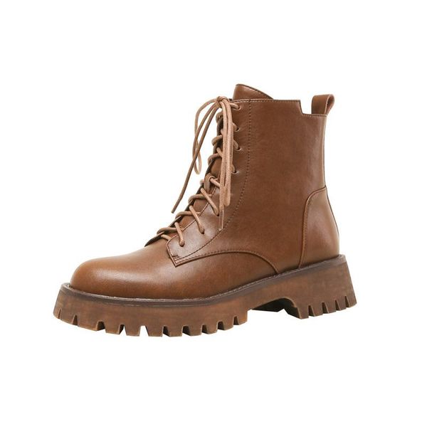 boots 2022 spring autumn leather ankle women round toe zipper street shoes ladies black brown lace up platform
boots 2022 spring autumn leather ankle women round toe zipper street shoes ladies black brown lace up platform