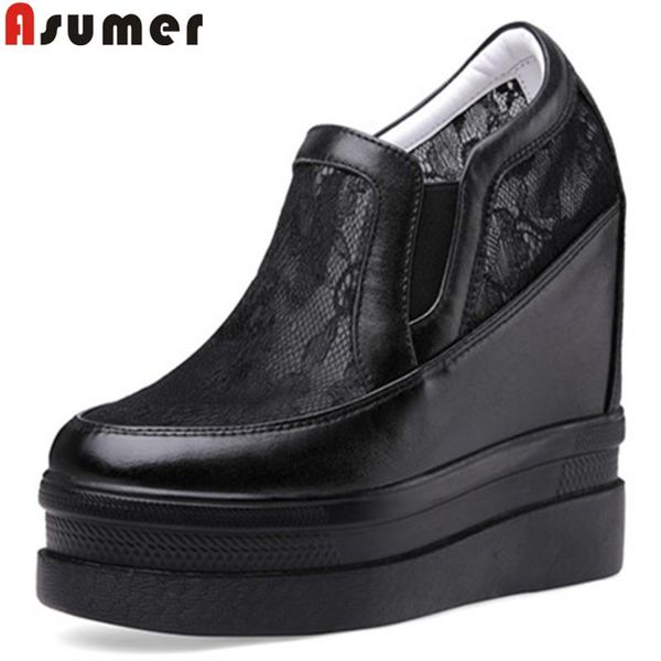dress shoes asumer size 34-40 summer round toe slip on genuine leather women platform wedges prom mesh 2021, Black
dress shoes asumer size 34-40 summer round toe slip on genuine leather women platform wedges prom mesh 2021, Black