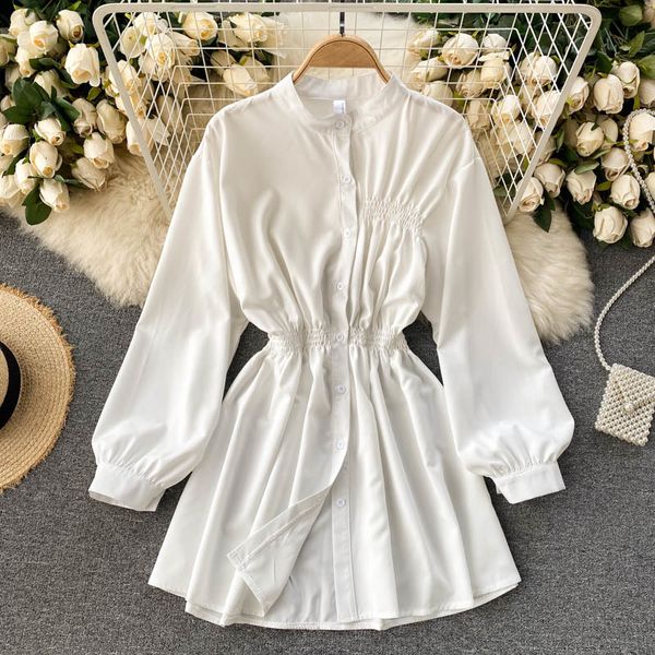 women's blouses & shirts fashion wrinkles slim round collar solid color ropa de mujer long sleeve casual blouse q915 zsci, White
women's blouses & shirts fashion wrinkles slim round collar solid color ropa de mujer long sleeve casual blouse q915 zsci, White