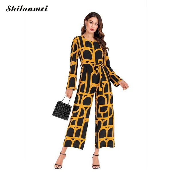 women's jumpsuits & rompers fashion long seelve print slim waist casual playsuits office jumsuits clothes shilanmei, Black;white
women's jumpsuits & rompers fashion long seelve print slim waist casual playsuits office jumsuits clothes shilanmei, Black;white