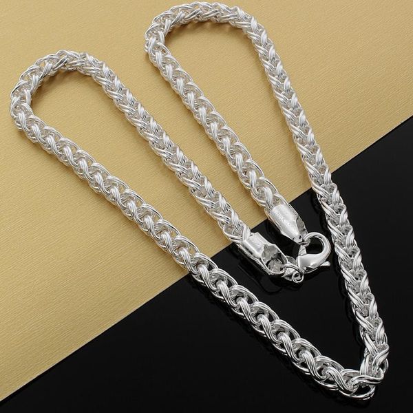 chains 925 sterling silver necklaces classic simple 6mm twisted circle chain for woman men luxury fashion fine jewelry christmas gifts
chains 925 sterling silver necklaces classic simple 6mm twisted circle chain for woman men luxury fashion fine jewelry christmas gifts