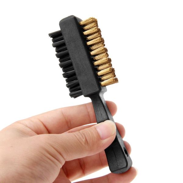 golf training aids black double 2 sided nylon/ brass wires club clip groove brush cleaner ball shoes kit fit cleaning iron / wood tool 1pc
golf training aids black double 2 sided nylon/ brass wires club clip groove brush cleaner ball shoes kit fit cleaning iron / wood tool 1pc