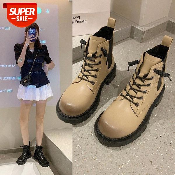 british style short boots women's autumn net red thick soled motorcycle leisure versatile martin women #s92j, Black
british style short boots women's autumn net red thick soled motorcycle leisure versatile martin women #s92j, Black