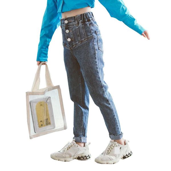 jeans pencil kids girl 8 12 13 years three button design high waist for girls teenagers clothes age 8year, Blue
jeans pencil kids girl 8 12 13 years three button design high waist for girls teenagers clothes age 8year, Blue