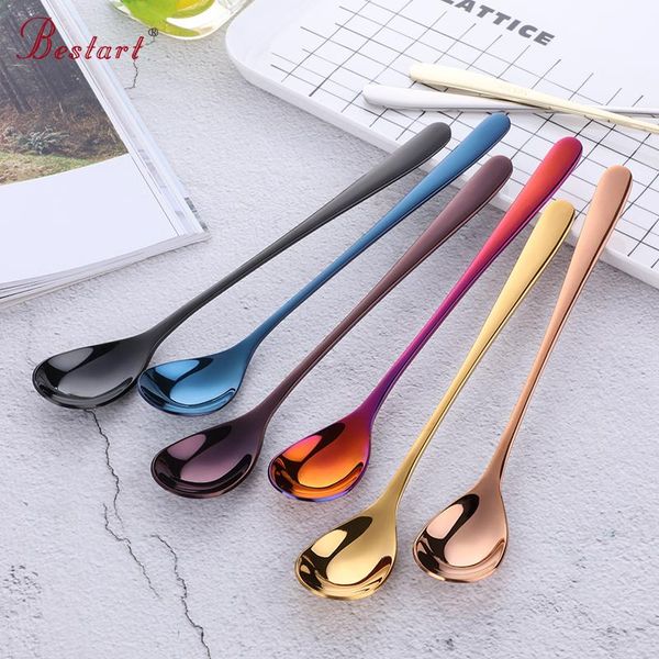 spoons 4pcs colorful rainbow ice coffee tea stir spoon stirring cafe scoop long handle tableware mixing kitchen supplies
spoons 4pcs colorful rainbow ice coffee tea stir spoon stirring cafe scoop long handle tableware mixing kitchen supplies
