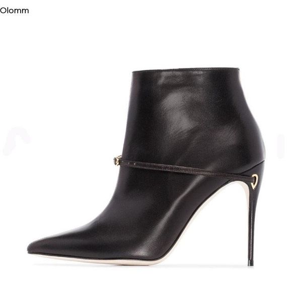 boots olomm 2021 handmade women ankle stiletto high heels pointed toe elegant black party shoes us size 4-13
boots olomm 2021 handmade women ankle stiletto high heels pointed toe elegant black party shoes us size 4-13
