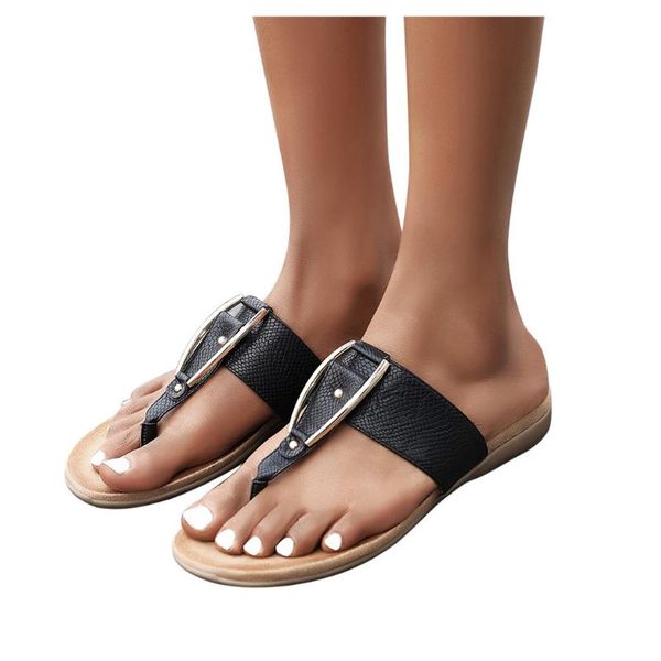 slippers sagace summer slides for women plus size retro roman style beach shoes casual sandals slipper mujer, Black 
slippers sagace summer slides for women plus size retro roman style beach shoes casual sandals slipper mujer, Black