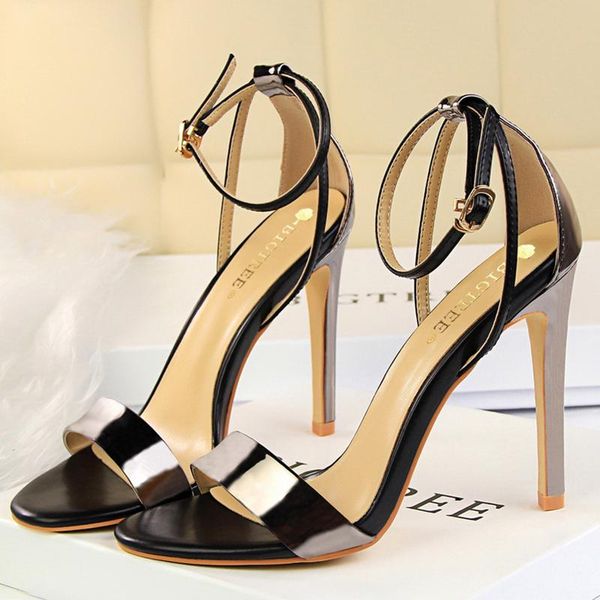 sandals women's summer shoes on heels 11cm fashion female stiletto open toe for women party ladies dress, Black
sandals women's summer shoes on heels 11cm fashion female stiletto open toe for women party ladies dress, Black