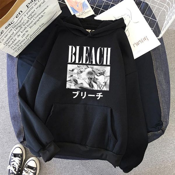 women's hoodies & sweatshirts winter anime bleach hoodie cute cat funny printing hoody male warm street man fashion brand punk pullover, Black
women's hoodies & sweatshirts winter anime bleach hoodie cute cat funny printing hoody male warm street man fashion brand punk pullover, Black