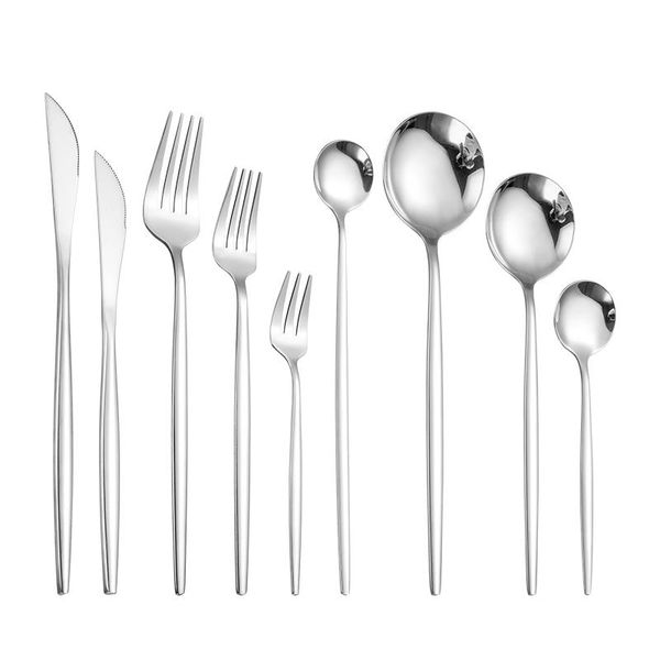 silverware dinnerware silver cutlery set 304 stainless steel luxury flatware home fork spoon knife kitchen dinner dropship sets
silverware dinnerware silver cutlery set 304 stainless steel luxury flatware home fork spoon knife kitchen dinner dropship sets
