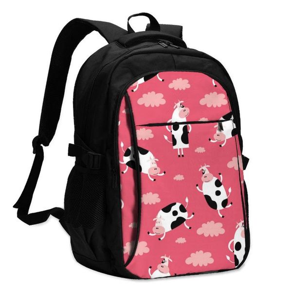 backpack usb charge women funny cartoon cow with clouds student letters print school bag teenager girls
backpack usb charge women funny cartoon cow with clouds student letters print school bag teenager girls