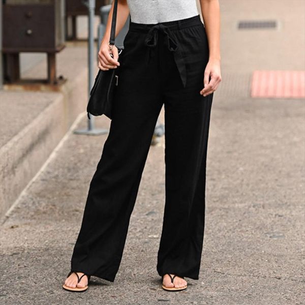 summer fashion casual solid color women capri bandage loose wide leg leggings bottom long pantalones de mujer, Black;white
summer fashion casual solid color women capri bandage loose wide leg leggings bottom long pantalones de mujer, Black;white