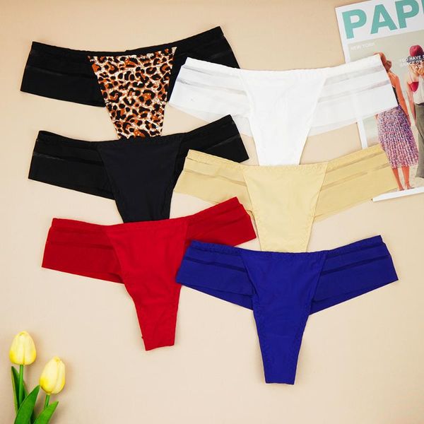 women's panties women underwear lace ice silk leopard thong seamless splicing transparent femme underpants soft hollow thongs cute, Black;pink
women's panties women underwear lace ice silk leopard thong seamless splicing transparent femme underpants soft hollow thongs cute, Black;pink