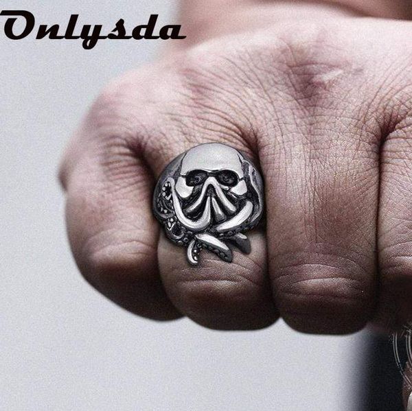 drop ocs skull ring punk 316l stainless steel seaman rings men biker jewelry boyfriend gift for sailor osr542 cluster, Golden;silver
drop ocs skull ring punk 316l stainless steel seaman rings men biker jewelry boyfriend gift for sailor osr542 cluster, Golden;silver