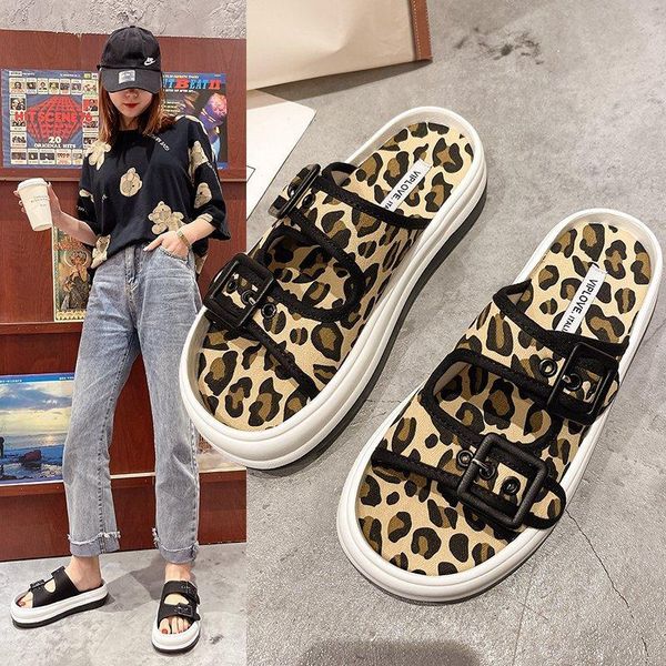 slippers women fashion leopard print open toe flat sandals casual soft comfortable roman beach female office ladies shoe, Black
slippers women fashion leopard print open toe flat sandals casual soft comfortable roman beach female office ladies shoe, Black