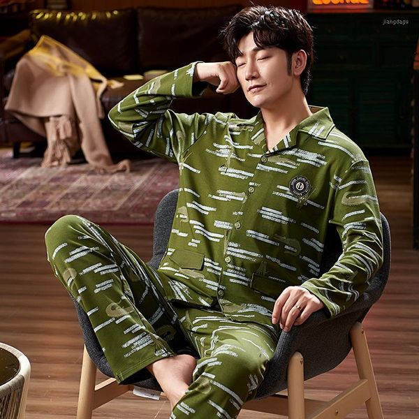 pajamas men's spring and autumn collar cardigan camouflage color korean casual long-sleeved home wear can be twinset ou sleepwear, Black;brown
pajamas men's spring and autumn collar cardigan camouflage color korean casual long-sleeved home wear can be twinset ou sleepwear, Black;brown