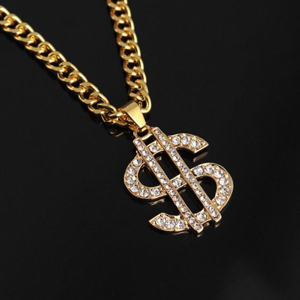 hip hop rap us dollar pendant diamond necklace gold color punk neck chain for men women rock bling link chain necklaces statement jewelry, Silver
hip hop rap us dollar pendant diamond necklace gold color punk neck chain for men women rock bling link chain necklaces statement jewelry, Silver