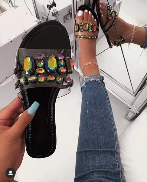 slippers adisputent women casual summer flat beach female crystal rivets slides slipper shoes girls fashion leisure footwear, Black
slippers adisputent women casual summer flat beach female crystal rivets slides slipper shoes girls fashion leisure footwear, Black
