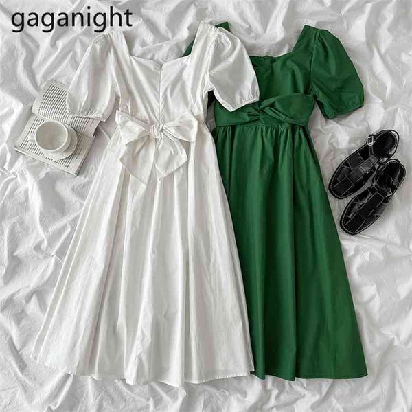 casual square collar short sleeve midi elegant dress women bow tie high waist loose cotton solid dresses summer 210601, Black;gray
casual square collar short sleeve midi elegant dress women bow tie high waist loose cotton solid dresses summer 210601, Black;gray