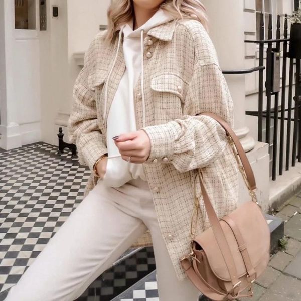 women's jackets nice women spring jacket coat pocket design striped turn down collar casual beige chaqueta mujer, Black;brown
women's jackets nice women spring jacket coat pocket design striped turn down collar casual beige chaqueta mujer, Black;brown