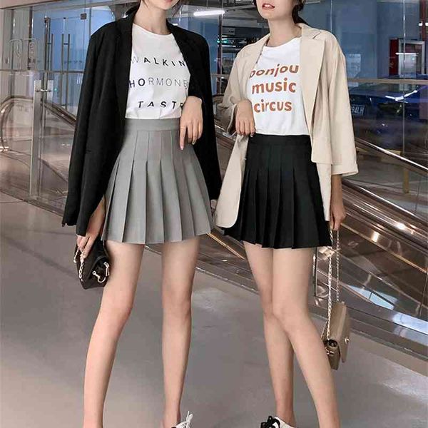 xs-2xl women skirt preppy style high waist chic stitching skirts summer student pleated skirt women cute sweet girls dance skirt 210608, Black
xs-2xl women skirt preppy style high waist chic stitching skirts summer student pleated skirt women cute sweet girls dance skirt 210608, Black