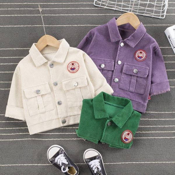 corduroy jacket spring autumn solid boys girls outwear korean short big pocket badge design childrens clothes coats, Blue;gray
corduroy jacket spring autumn solid boys girls outwear korean short big pocket badge design childrens clothes coats, Blue;gray