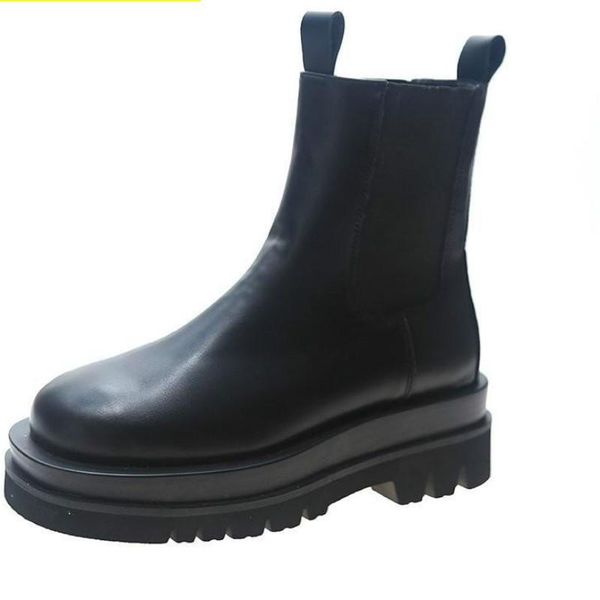 boots women round toe thick bottom pu leather elastic slip on autumn shoes 2021 riding size 35-40, Black
boots women round toe thick bottom pu leather elastic slip on autumn shoes 2021 riding size 35-40, Black