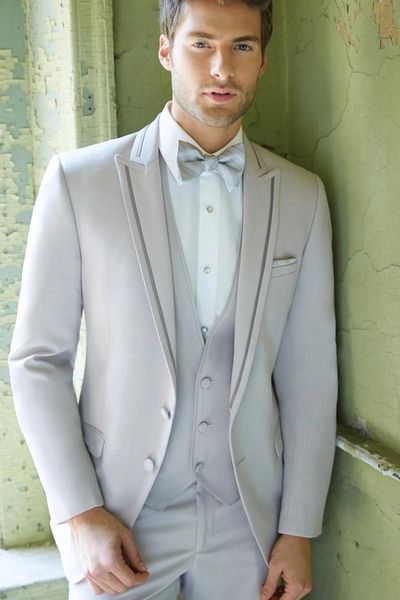 men's suits & blazers latest coat pant designs light grey men wedding slim fit 3 piece tuxedo groom skinny custom masculino jacket+pant, White;black
men's suits & blazers latest coat pant designs light grey men wedding slim fit 3 piece tuxedo groom skinny custom masculino jacket+pant, White;black