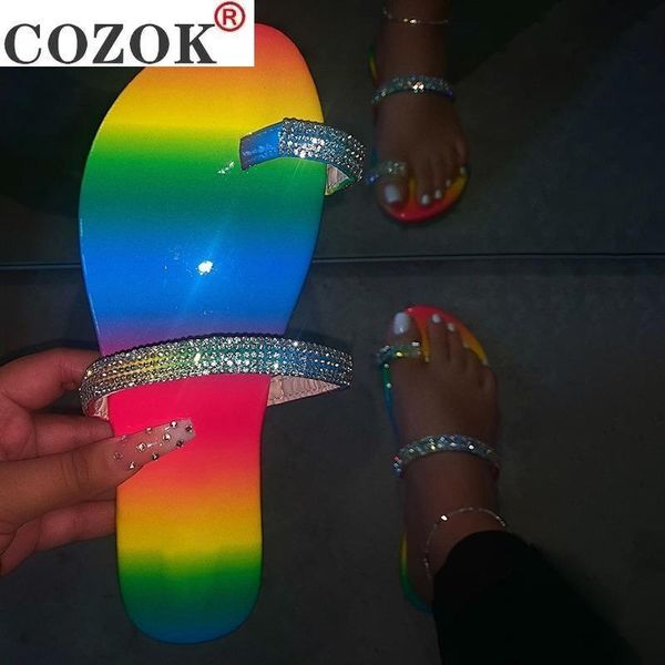 fashion rhinestone candy-colored slippers 2021 women home flip flop casual shoes snakeskin diamond flat outdoor wild sandals, Black
fashion rhinestone candy-colored slippers 2021 women home flip flop casual shoes snakeskin diamond flat outdoor wild sandals, Black