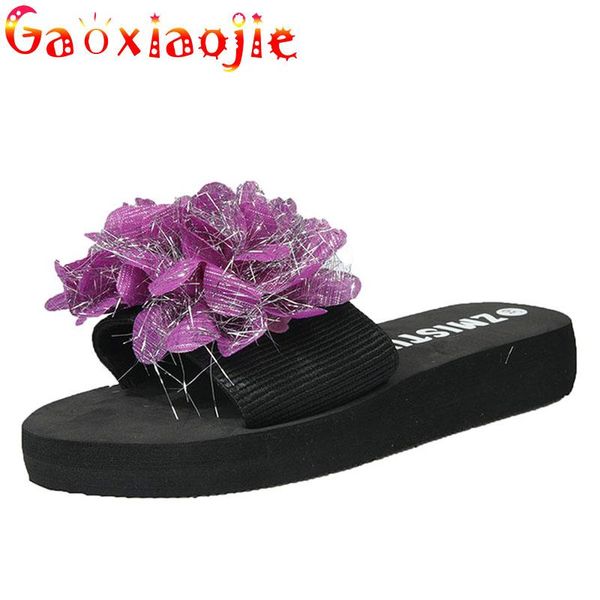 gaoxiaojie women slippers 2021 summer tide flower vamp slip on flat sandals female thick bottom casual outdoor beach shoes, Black
gaoxiaojie women slippers 2021 summer tide flower vamp slip on flat sandals female thick bottom casual outdoor beach shoes, Black