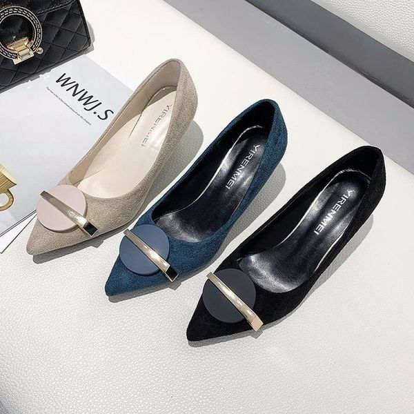 dress shoes fashion square buckle women woman pumps thin high heels casual slip on shallow pointed toe ladies, Black
dress shoes fashion square buckle women woman pumps thin high heels casual slip on shallow pointed toe ladies, Black