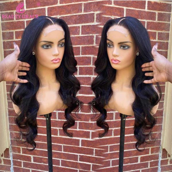 lace frontal wig brazilian body wave front human hair wigs for black women 30 inch remy 4x4 closure beauty grace, Black;brown
lace frontal wig brazilian body wave front human hair wigs for black women 30 inch remy 4x4 closure beauty grace, Black;brown