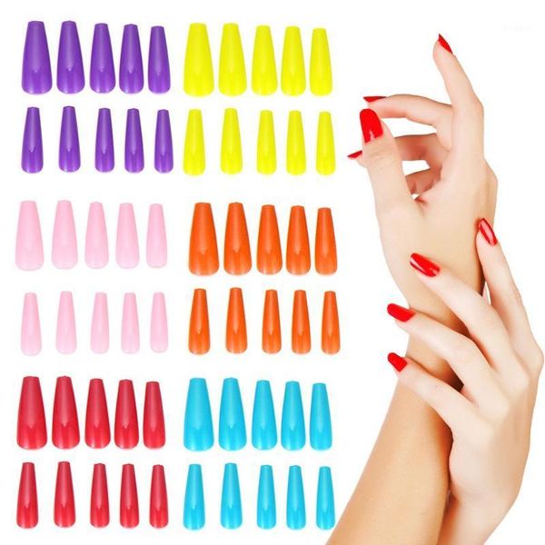 100pcs shiny high-hard nails long ballerina simple pointed fake nail extension press on acrylic manicure full tips1, Red;gold
100pcs shiny high-hard nails long ballerina simple pointed fake nail extension press on acrylic manicure full tips1, Red;gold