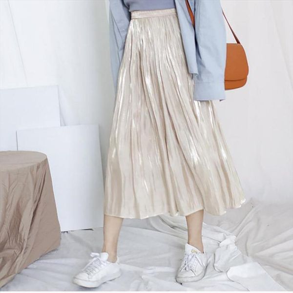 summer spring high waist women skirt pleated korean fashion smooth solid elastic long plus size black whit
summer spring high waist women skirt pleated korean fashion smooth solid elastic long plus size black whit