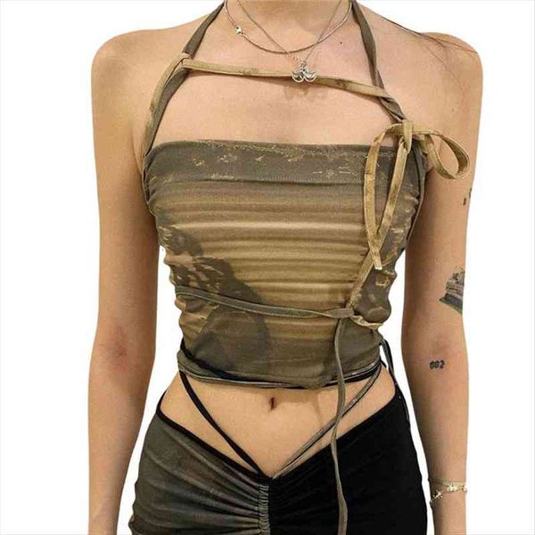 fashion bandage vest womens camis lace up neck hanging thin summer slimming dye cropped camisole daily wear, White
fashion bandage vest womens camis lace up neck hanging thin summer slimming dye cropped camisole daily wear, White