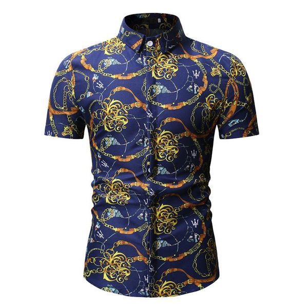 men's casual short sleeve print shirts summer fashion slim male blouse bohemian hawaiian seaside beach shirt for men, White;black
men's casual short sleeve print shirts summer fashion slim male blouse bohemian hawaiian seaside beach shirt for men, White;black