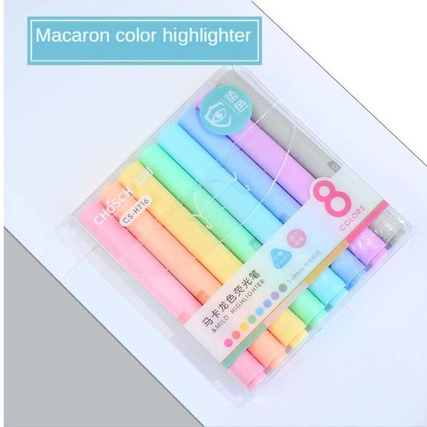 8pcs/set creative fluorescent pen highlighter pencil candy color drawing marker highlighters, Black;red
8pcs/set creative fluorescent pen highlighter pencil candy color drawing marker highlighters, Black;red