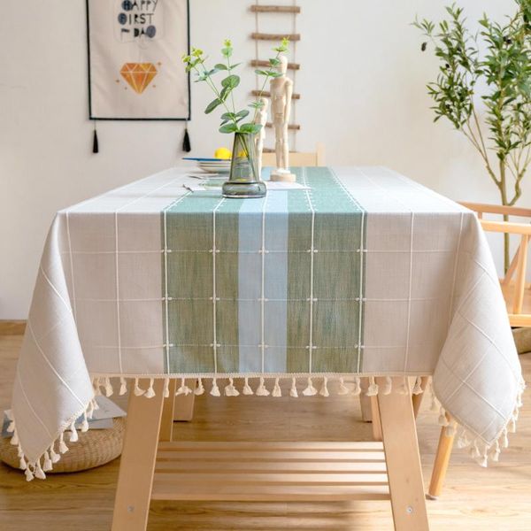 table cloth modern plaid decorative tablecloth with tassel waterproof oilproof thick rectangular wedding dining cover tea
table cloth modern plaid decorative tablecloth with tassel waterproof oilproof thick rectangular wedding dining cover tea