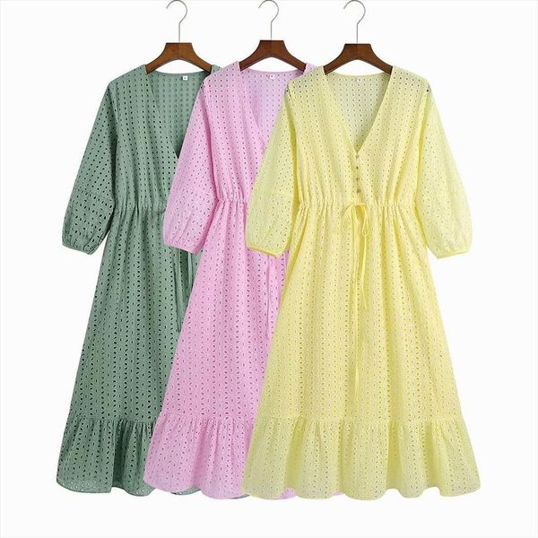 summer fashion hollow out womens dress embroidery v neck lace vestidos female broderie tea dresses midi sundress, Black;gray
summer fashion hollow out womens dress embroidery v neck lace vestidos female broderie tea dresses midi sundress, Black;gray