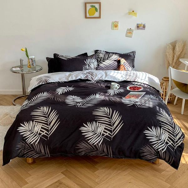 bedding sets nordic set leaf printed bed linen sheet plaid duvet cover 240x220 single double king quilt covers bedclothes
bedding sets nordic set leaf printed bed linen sheet plaid duvet cover 240x220 single double king quilt covers bedclothes