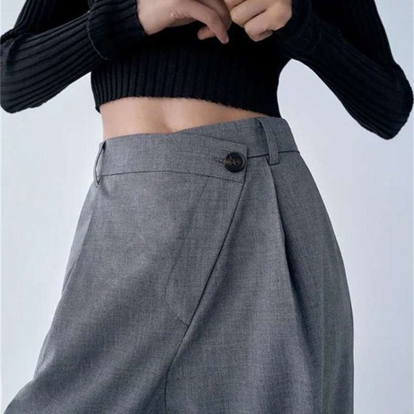 women's autumn casual dresses asymmetric loose grey draping slant flap decoration solid color tube wide leg pants, Black;gray
women's autumn casual dresses asymmetric loose grey draping slant flap decoration solid color tube wide leg pants, Black;gray